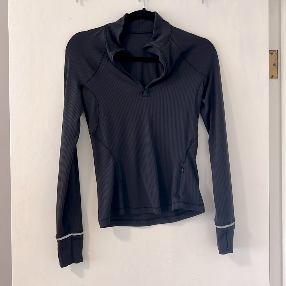Lululemon ribbed half zip
